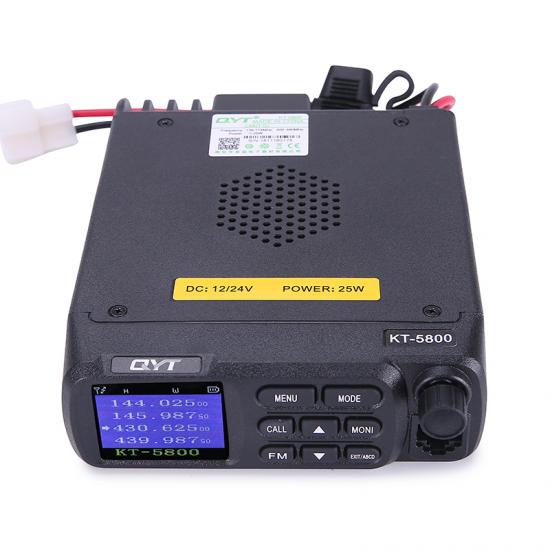 QYT KT-5800 12/24V Voltage dual band quad standby transceiver ham radio