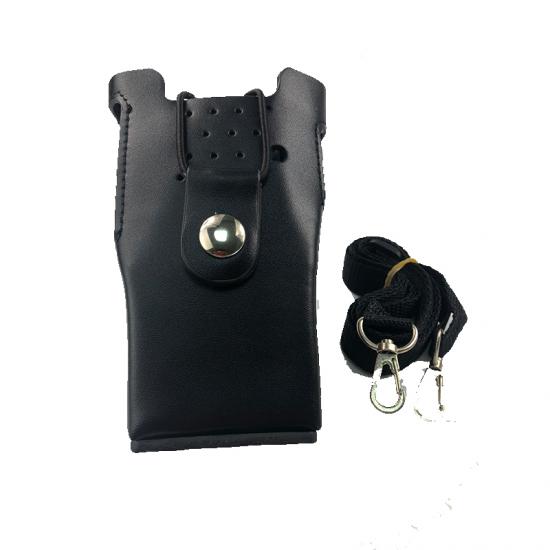 Leather Protective Sleeve Hard Holster Shoulder Bag Case for Kenwood TK-3207 TK-2207 TK-3307 Two Way Radio