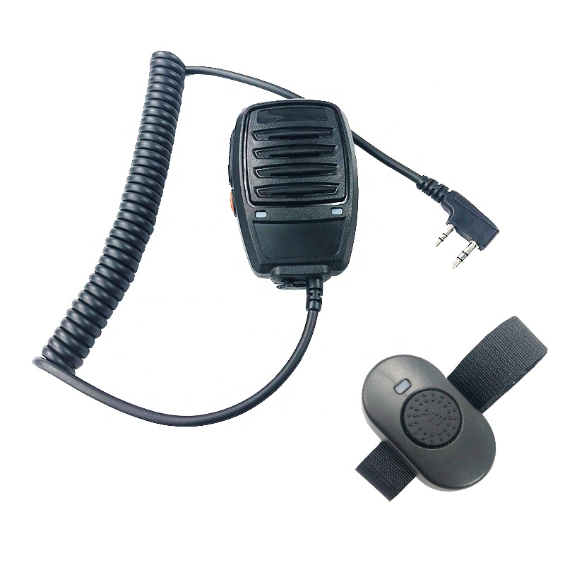 QYT SQ-89 walkie talkie shoulder speaker microphone with wireless PTT adapter for car driving