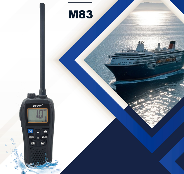Vhf IpX7 Marine Float Weather Channel Waterproof Walkie Talkie M83 