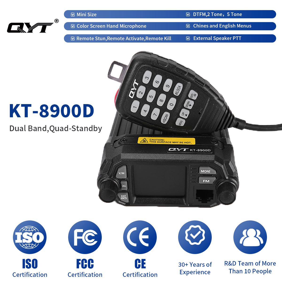 KT-8900D Walkie Talkie KT-8900D Walkie Talkie