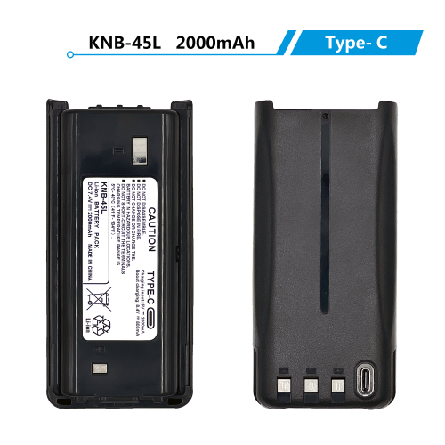 Type-C Walkie talkie battery KNB-45L for Kenwood radios TK-3200 NX248