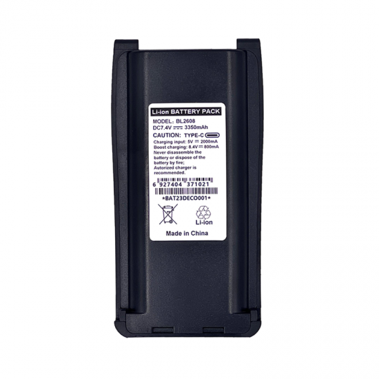 BL2608 walkie talkie battery