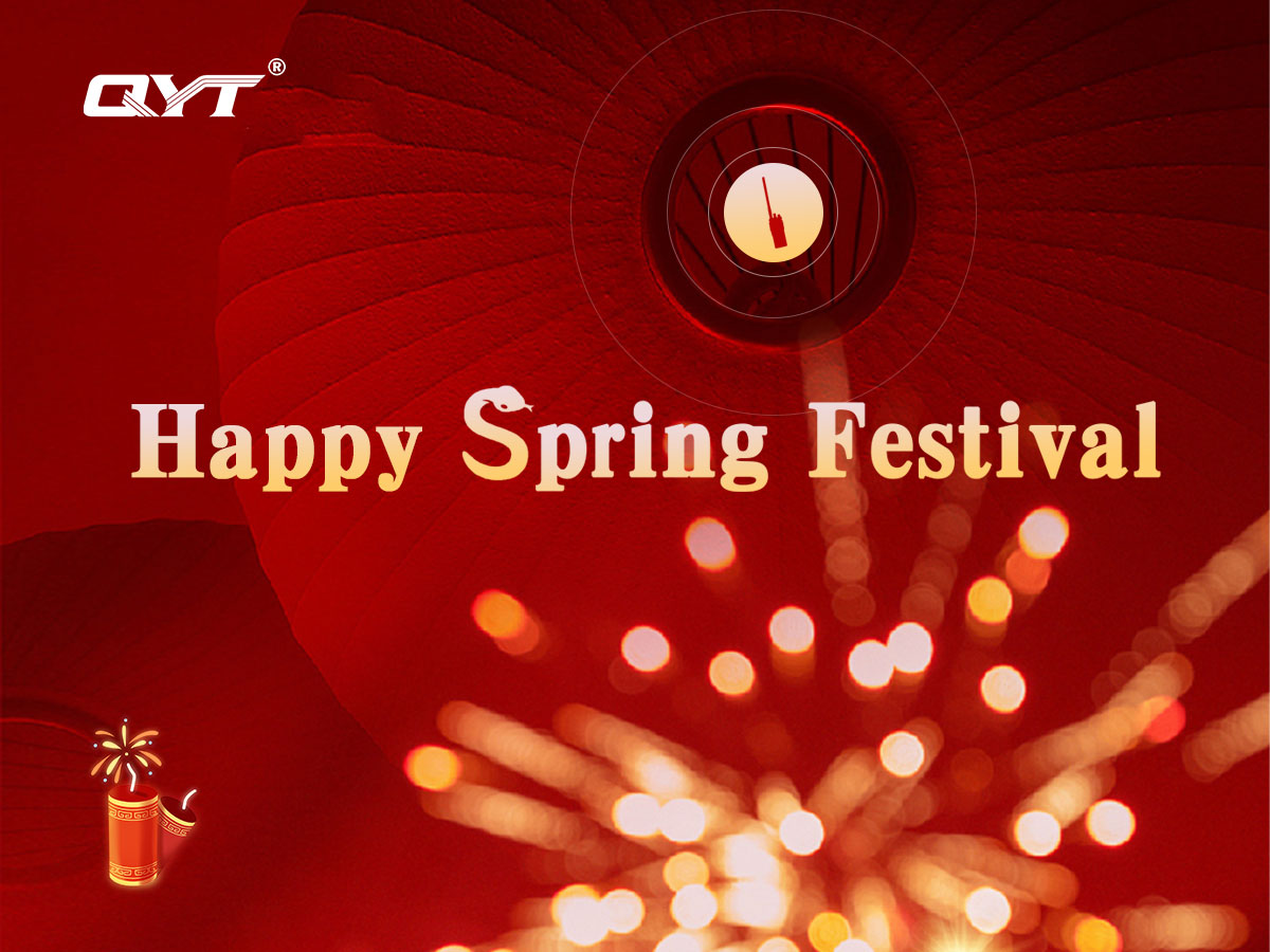 QYT Electronics Wishes Everyone a Joyous Spring Festival – Celebrate with Reliable QYT Walkie Talkies